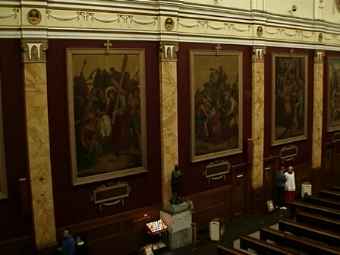 View of the Stations on the left hand wall