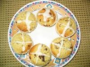 hot cross muffins