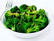 marinated broccoli chunks pic
