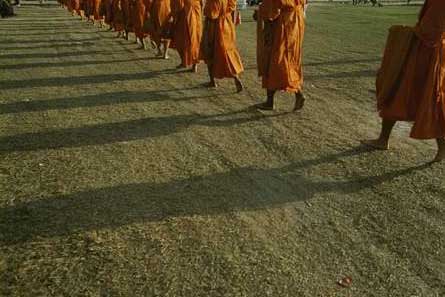 Not to speak harshly and not to harm others, self restraint in accordance with the rules of the Order, moderation in food, a secluded dwelling, and the cultivation of the higher levels of consciousness - this is the teaching of the Buddhas