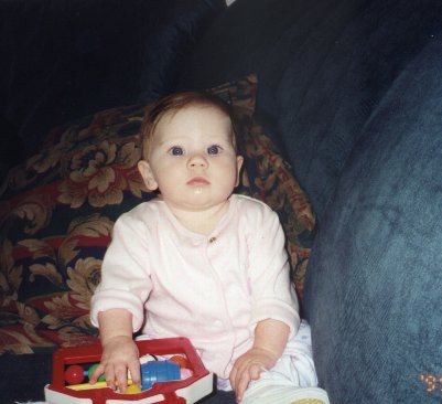 "look at me - I can sit up by myself"