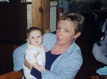 "Hanging out with Nana G..."