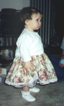 Don't I look cute in my Party Dress?