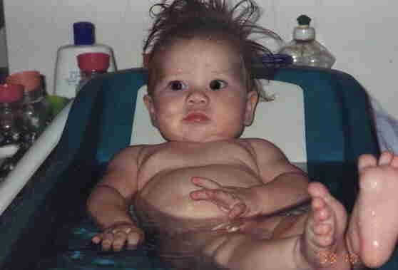 "I'm having a CRAZY HAIR DAY!!!!!!"