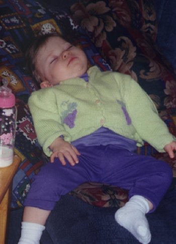 "Hehehehe...They think I'm sleeping.'