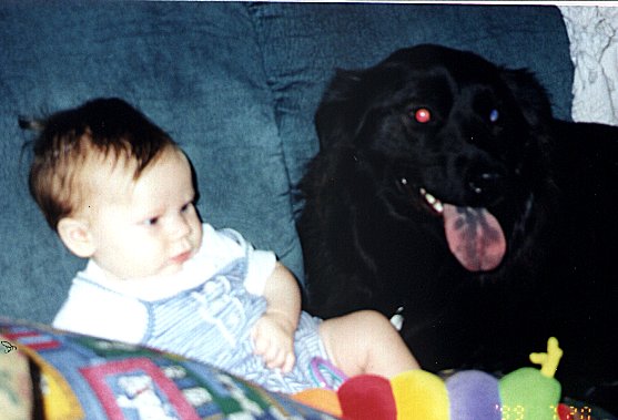 Phoenix and Mikayla - watching TV together