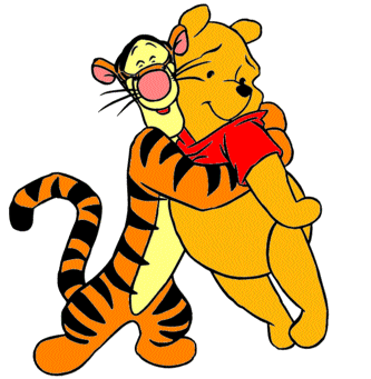 " Hey Pooh... Come here and give me a HUG."