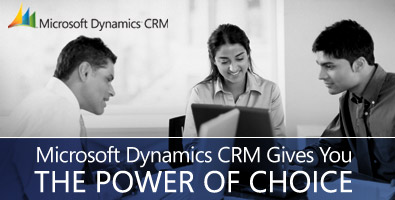 Microsoft Dynamics CRM Gives You the POWER OF CHOICE