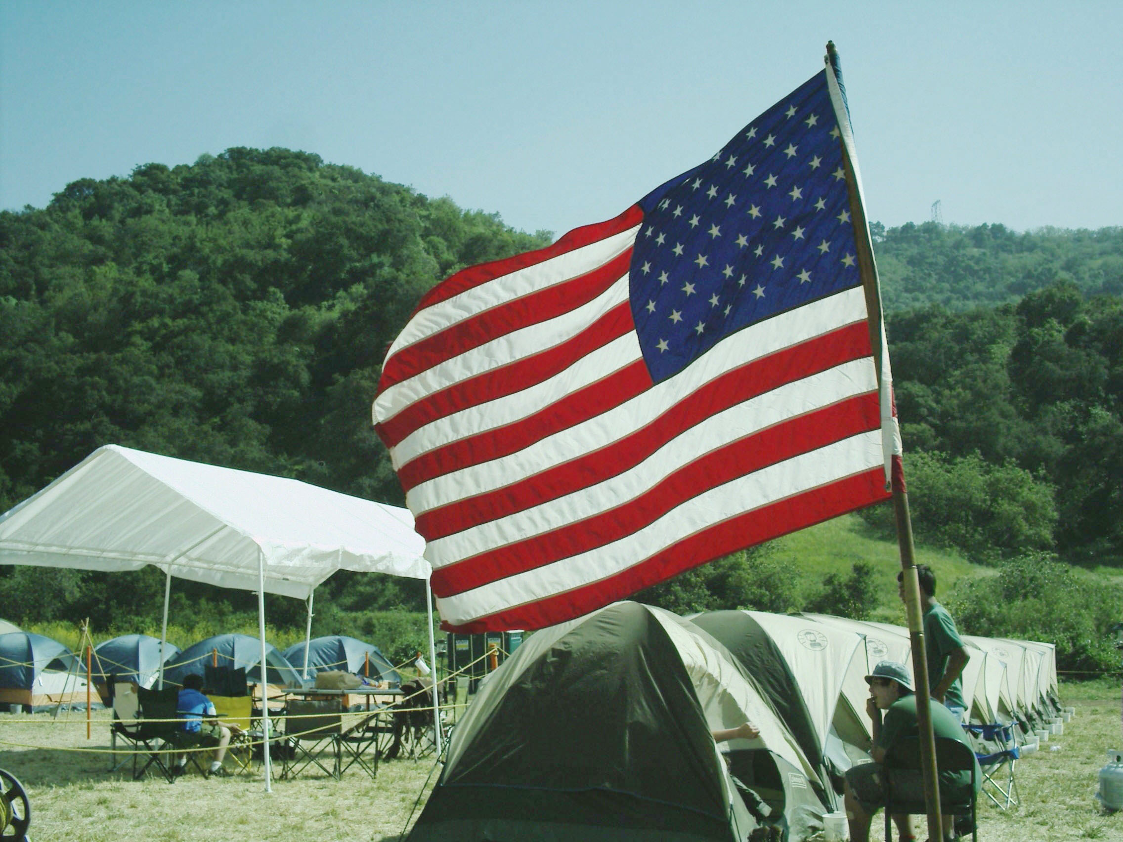 Boy Scout Camporee in Tonner Canyon