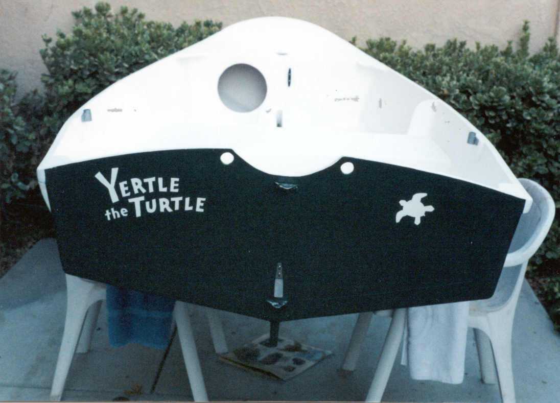 Stern Name Painted