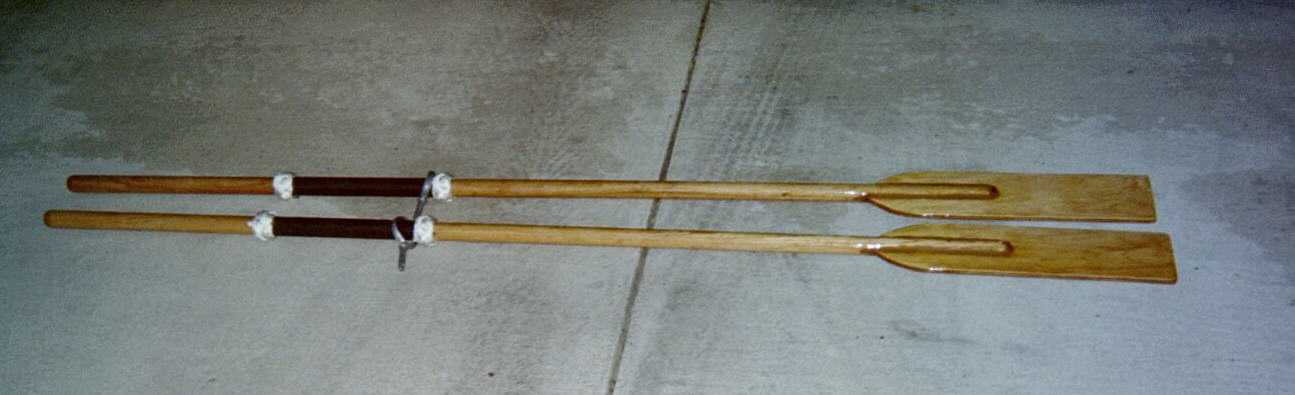 Homemade oars