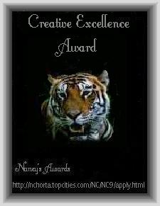 Nancy Carol's House of Awards Creative Excellence Award