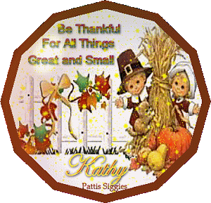 Happy Thanksgiving from Kathy