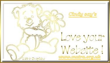 Cindy's Love Your Website Award