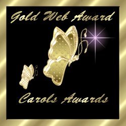 Gold Web Award from Carols Awards