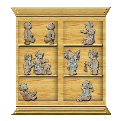 beary bears cabinet