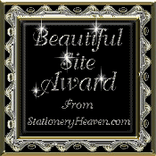 Beautiful Site Award from Stationery Heaven
