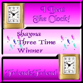 beat the clock award from F2F