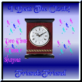 beat the clock award from Friend2Friend
