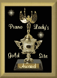 Piano Lady's World Gold Site Award