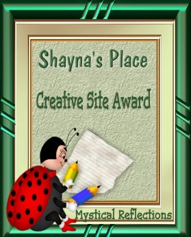 Lady Mystical's Creative Site Award