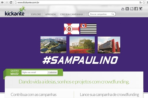 Campanha Crowdfunding na Kickante.com.br