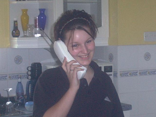 What can i say Sam is Sam lol always running up the phone bill 