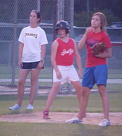 Mother and daughter at third
