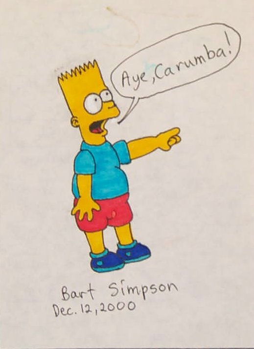 I'm Bart Simpson, who the hell are you?