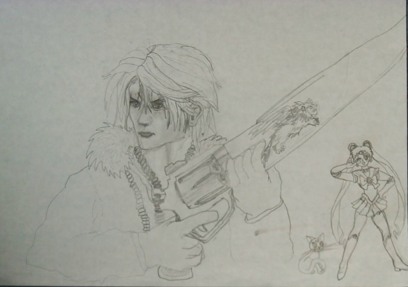 Squall from Final Fantasy VIII