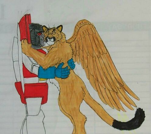 Starscream and Sheba together at last