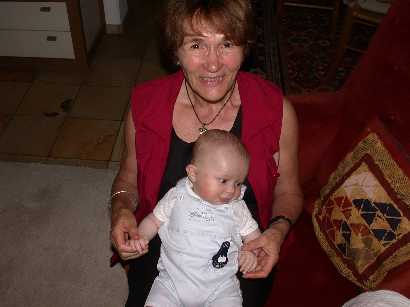 ... I feel so fine sitting in my Grandma's (my Dad's Mum) lap...