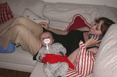 ... gee am I glad that phone rang AFTER I had my bottle...