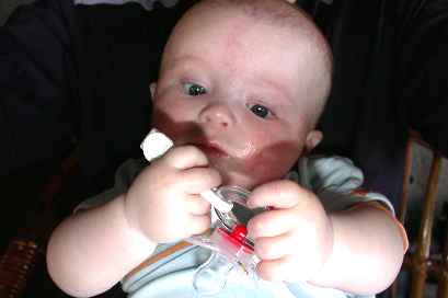 ... I can hold my pacifier alright, I just can't get it in my mouth!