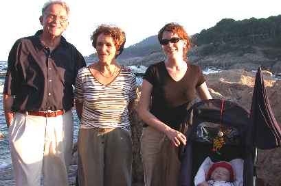 ... My Grandparents and Mum on a nice Spanish evening at the Costa Brava!