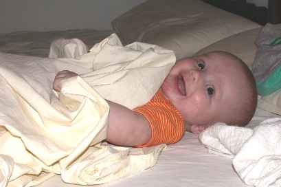 ... I like it in my parents' bed, there is sooo much space!