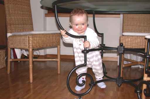 ... here I can get up really easily!