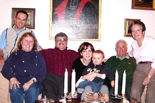 ... they enjoyed staying with Grandm�re and Grandp�re in Bottenwil.