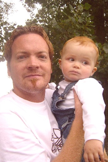 .. together with my Godfather Olivier...