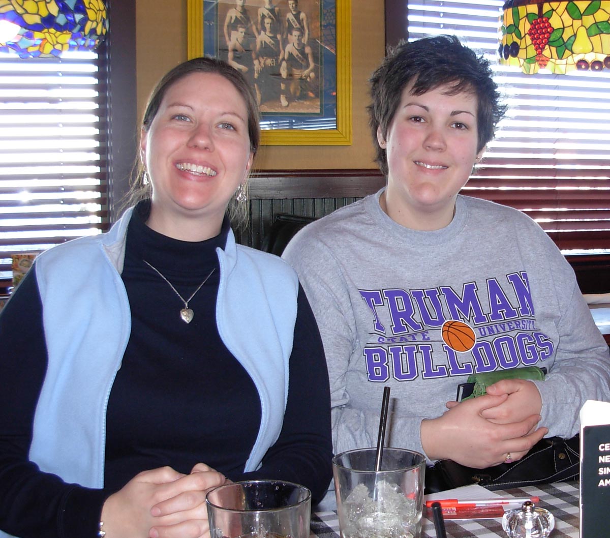 Kristin and Laura