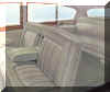 The Princess saloon interior with individually adjustable front seats