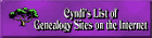 Cyndi's List of Genealogy Sites
on the Internet