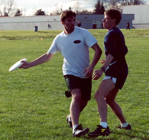 Joe with disc.