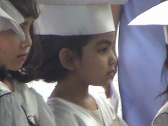 It is my graduation,so I am a bit serious..