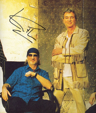 Ian's autograph