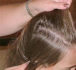 checking for head lice