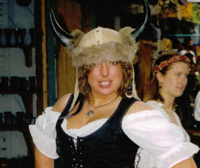 Actual picture of Jen. With a hat.