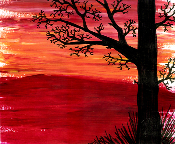 Red sky at night....