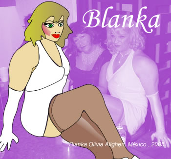 Blanka toon travesti