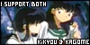 I support both Kikyou and Kagome.